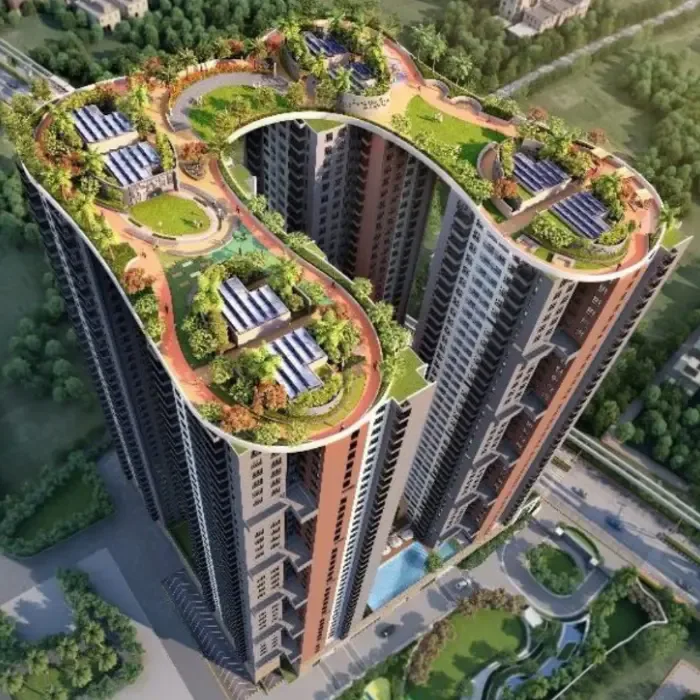 Luxury residential building exterior